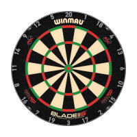 Winmau Blade 6 Triple Core Carbon PDC Sisal Dartscheibe mit Rota-Lock System